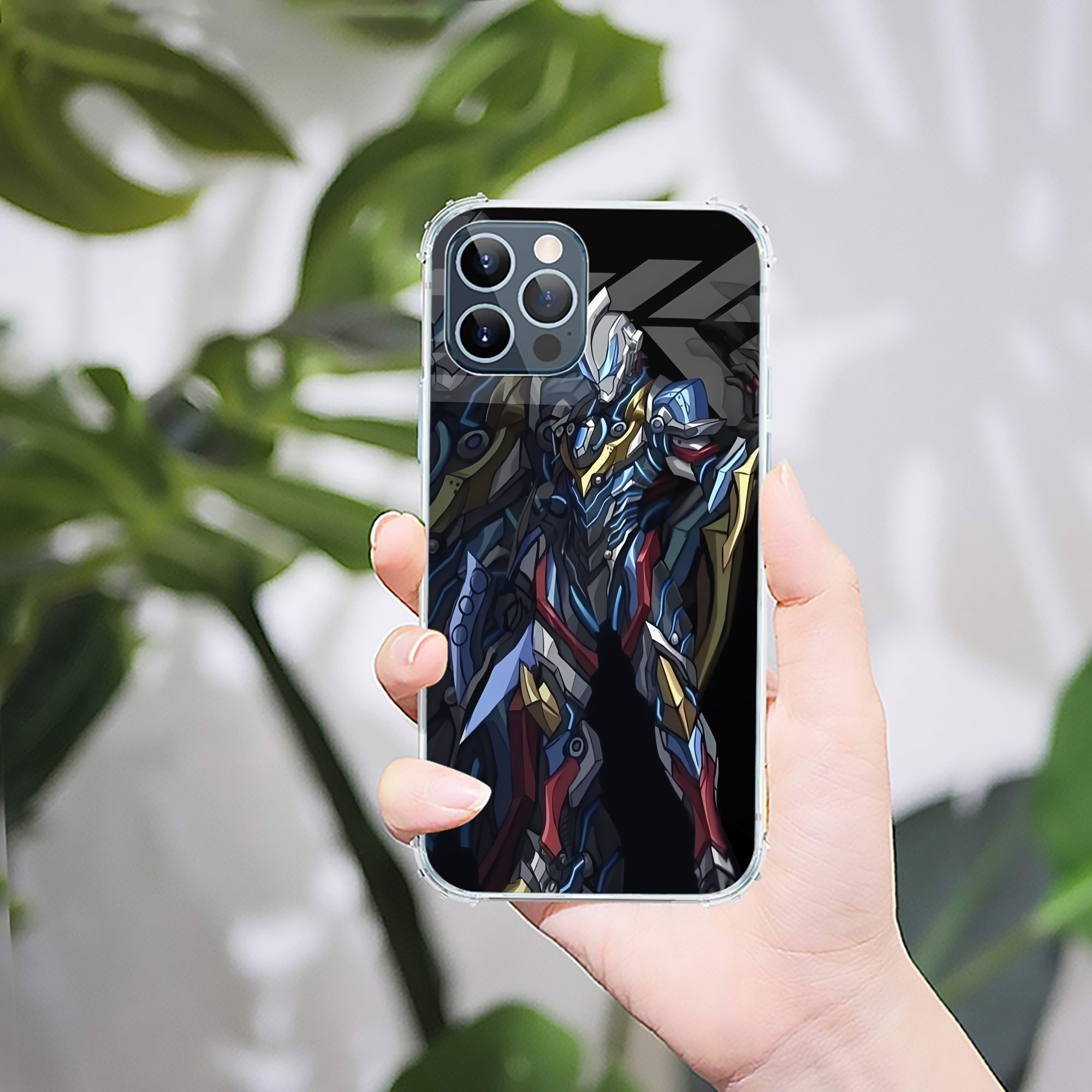 （画像用） ウルトラマン Ultraman 【iPhone 12シリーズ対応】透明スマホケース（クリアソフトケース）